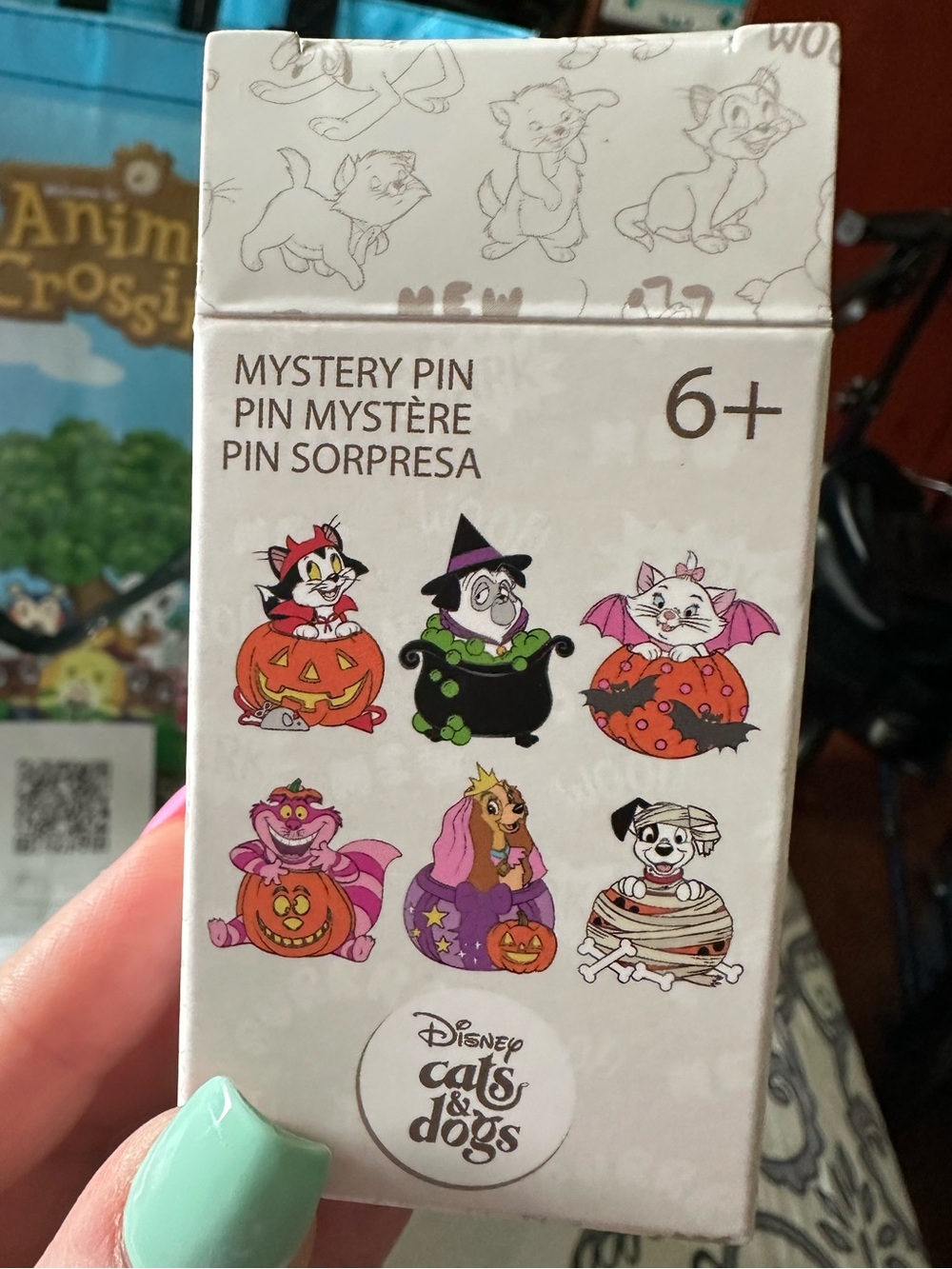 For sale, or trade. Disney Cats & Dogs, Cheshire Cat Pumpkin Enamel Pin - Picture 6 of 7